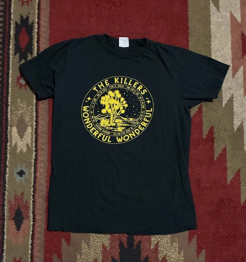 Bay Island The Killers Wonderful Wonderful Tour T-Shirt Size M Black